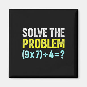 Aimant Drôle 67 Mème Six Sept Prof de Maths Cerveau-pourr
