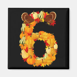 Aimant Drôle 6 7 Six Sept Mème Couple Thanksgiving Dinde