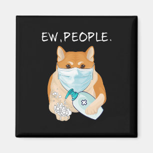 Aimant Drôle Akita Inu Ew Personnes   Cadeau du propriéta