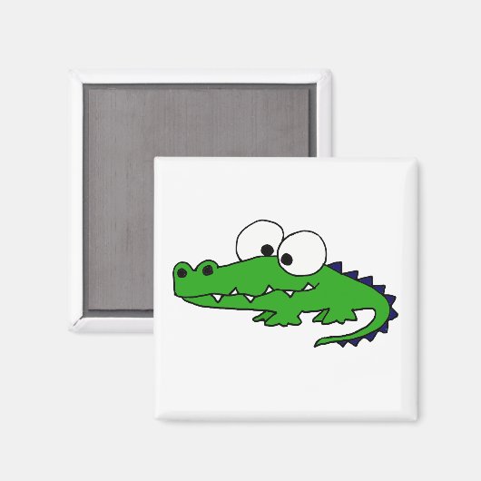 Aimant Drôle Alligator (Recto/Verso)