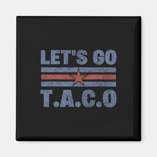 Aimant Drôle Allons-y Taco 56 (Devant)