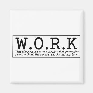 Aimant Drôle au sujet de l'aimant de réfrigérateur de