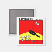 Aimant Drôle Avec Oeufs De Gymnaste (Recto/Verso)