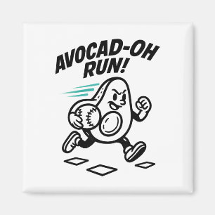 Aimant Drôle Avocad-oh jeu de mots exécuté Avocat Vendre