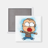 aimant "drôle bébé" (Recto/Verso)