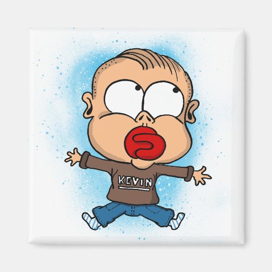 aimant "drôle bébé" (Devant)