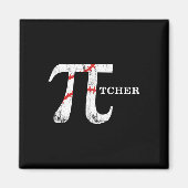 Aimant Drôle Bysell Pitcher Math Geek Pi Jour Cadeaux Pou (Devant)