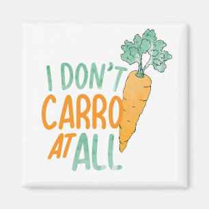 Aimant Drôle Carrot Pun Art Food Plaisanteries Carrot Art