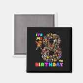 Aimant Drôle, c'est mon 8e anniversaire italien Brainrot (Recto/Verso)