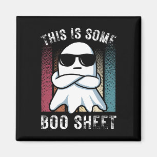 Aimant Drôle C'Est Un Peu Boo Sheet Ghost Halloween Retro