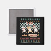 Aimant Drôle Chat - Je fais ce que je veux (Recto/Verso)