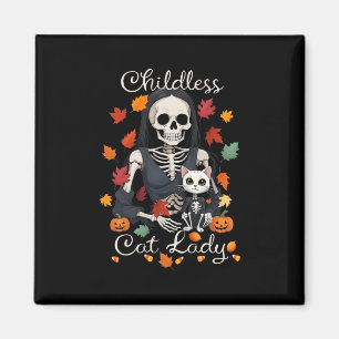 Aimant Drôle Chat sans enfant Lady Costume d'Halloween Pa
