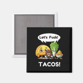Aimant Drôle Chemise Taco. Cinco De Mayo1 (Recto/Verso)