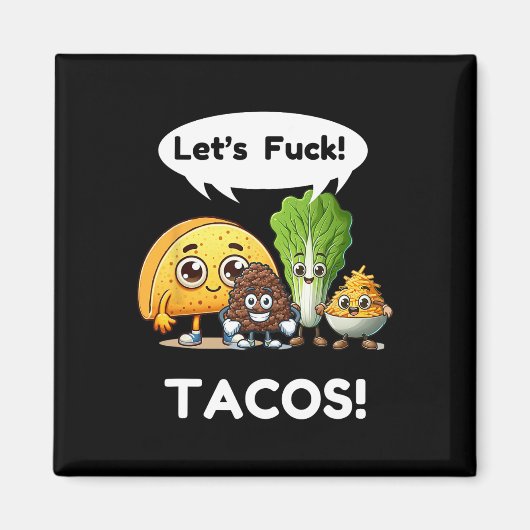 Aimant Drôle Chemise Taco. Cinco De Mayo1 (Devant)