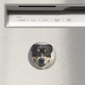 Aimant Drôle chien souriant (In Situ (Lave-vaisselle))