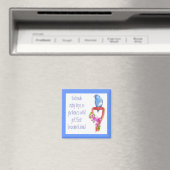 Aimant Drôle Citation de jardinage, Bluebird (In Situ (Lave-vaisselle))