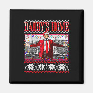 Aimant Drôle Daddy Accueil Trump laide Sweater de Noël Xm