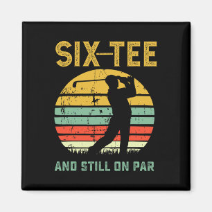 Aimant Drôle de 60e anniversaire Golf Pun Golfing 60 ans