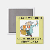 Aimant drôle de blague scientifique (Recto/Verso)