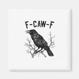 Aimant Drôle de corbeau corneille oiseau corbeau hommes f