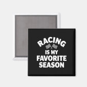 Aimant Drôle de course ma saison préférée disant sarcasti (Recto/Verso)