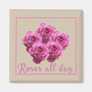 Aimant Drôle de dire sur les roses et l'amour