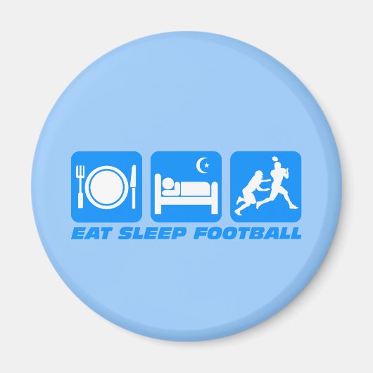 Aimant Drôle de dormir football (Devant)