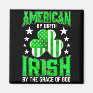 Aimant Drôle de fierté irlandaise St Patrick's Day vert c