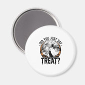 Aimant Drôle de friandise pour chien Halloween Design vec (Recto/Verso)
