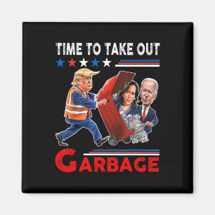 Aimant Drôle de Garge Pour Trump 2024 - Il Est Temps De S