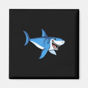 Aimant Drôle de grand requin blanc vacances d'été plage e