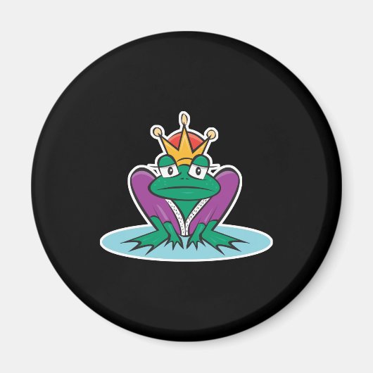 Aimant drôle de grenouille (Devant)