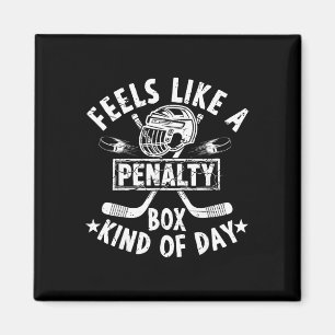 Aimant Drôle de hockey, on dirait une journée en cage de