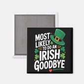 Aimant Drôle de jour de la Saint-Patrick, probablement po (Recto/Verso)