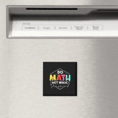 Aimant Drôle de maths retour à l'école fais des maths pas (In Situ (Lave-vaisselle))