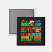 Aimant Drôle de Noël Génération Scolaire Alpha Gen A Argo (Recto/Verso)