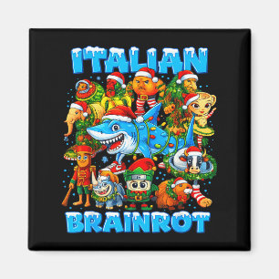 Aimant Drôle de Noël Italien Cerveau Pourri Cerveau Pourr