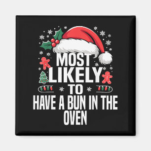 Aimant Drôle de Noël le plus susceptible de T-shirt de fa