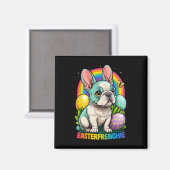 Aimant Drôle de Pâques Bouledogue français Easterfrenchie (Recto/Verso)