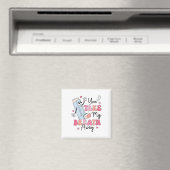 Aimant Drôle de Saint-Valentin respiratoire Équipe poumon (In Situ (Lave-vaisselle))