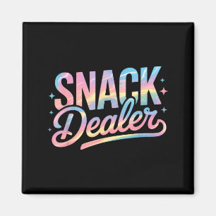 Aimant Drôle de snack disant femme amatrice de nourriture