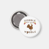 Aimant Drôle de Thanksgiving - GLouglouter JUSQU'À CE QUE (Recto/Verso)