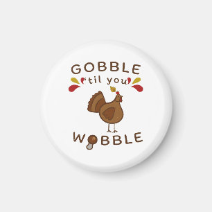 Aimant Drôle de Thanksgiving - GLouglouter JUSQU'À CE QUE