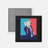 Aimant Drôle de Trump Moab  (Recto/Verso)