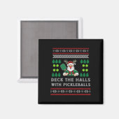 Aimant Drôle Deck Les Halls Mal Sweater Pickle (Recto/Verso)