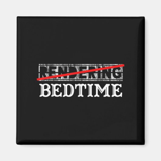 Aimant Drôle Devis Cadeau Graphique Au Moment Du Lit (Devant)