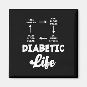 Aimant Drôle Diabétique Type 1 Diabète T1d Diabète