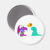 Aimant Drôle Dinos Dinos Cute Dinosaur Dragon Rawr ? (Recto/Verso)