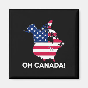 Aimant Drôle Donald Trump Oh Canada 51e État États-Unis A
