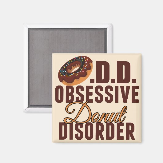 Aimant Drôle Donut (Recto/Verso)